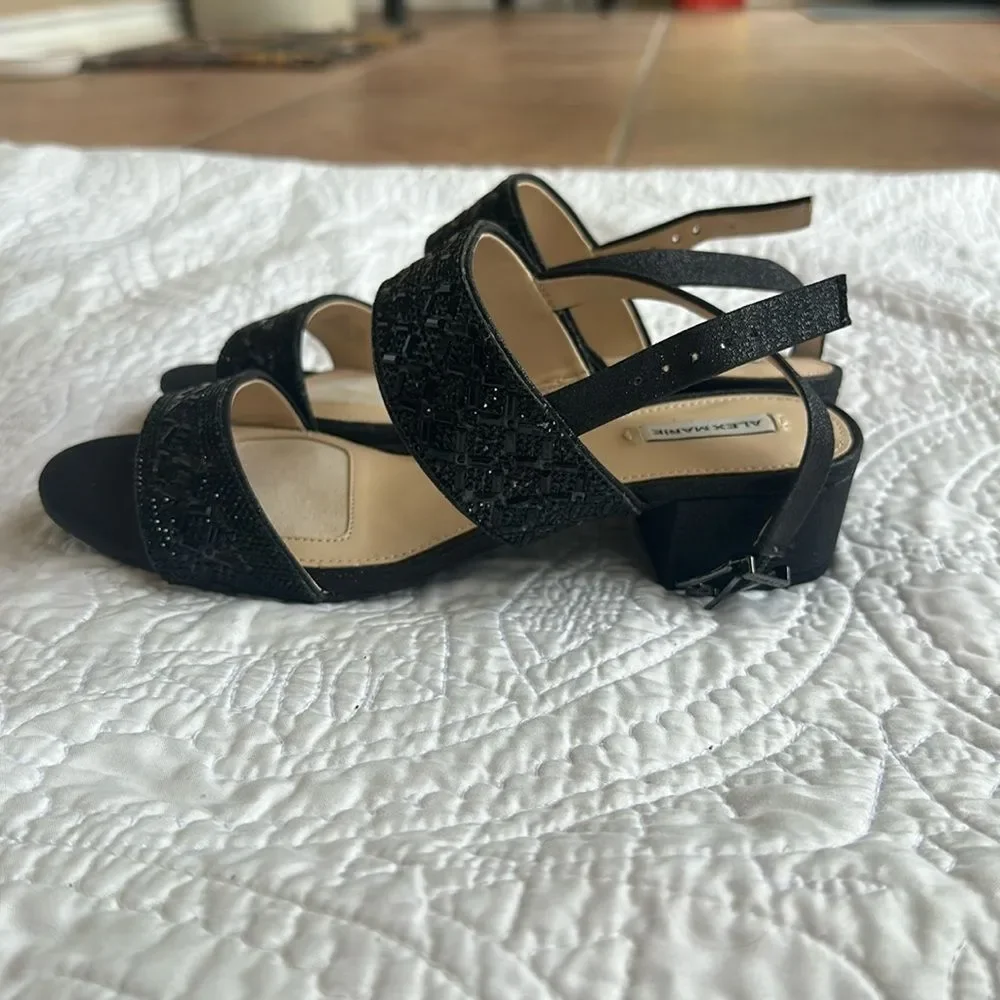 Alex Marie Calinatwo Black Heels Size:8.5